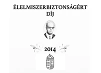 Élelmiszer biztonságért Díj (2014)